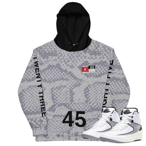 Retro 2 Python Hoodie - Sneaker Tees to match Air Jordan Sneakers