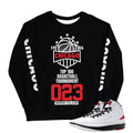 Retro 2 "Chicago" Sweatshirt - Sneaker Tees to match Air Jordan Sneakers