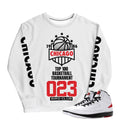 Retro 2 "Chicago" Sweatshirt - Sneaker Tees to match Air Jordan Sneakers