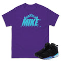 RETRO 6 AQUA MIKE SHIRT - Sneaker Tees to match Air Jordan Sneakers