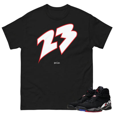 Retro 8 Playoff 23 Shirt - Sneaker Tees to match Air Jordan Sneakers