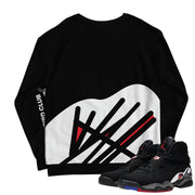 Retro 8 Playoff Stay Strapped Sweatshirt - Sneaker Tees to match Air Jordan Sneakers