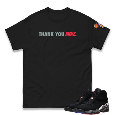 Retro 8 Playoff Thank You Shirt - Sneaker Tees to match Air Jordan Sneakers