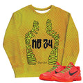 Kobe 6 Protro Reverse Grinch "All I Want" Sweatshirt - Sneaker Tees to match Air Jordan Sneakers