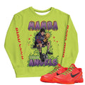 Kobe 6 Protro Reverse Grinch "Mamba" Sweatshirt - Sneaker Tees to match Air Jordan Sneakers