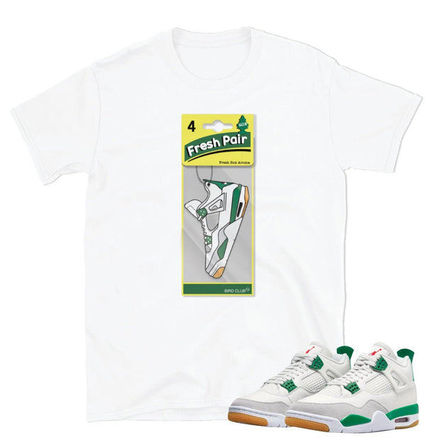 Retro 4 SB Pine Green Freshener Shirt - Sneaker Tees to match Air Jordan Sneakers