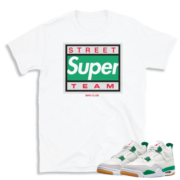 Retro 4 SB Pine Street Team Shirt - Sneaker Tees to match Air Jordan Sneakers