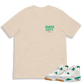 Retro 4 SB Pine SNRS Dept. Shirt - Sneaker Tees to match Air Jordan Sneakers