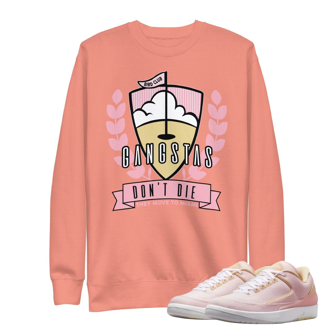 Retro Low "Seersucker" Miami Sweatshirt - Sneaker Tees to match Air Jordan Sneakers