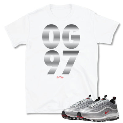 Air Max 97 Silver Bullet Shirt - Sneaker Tees to match Air Jordan Sneakers
