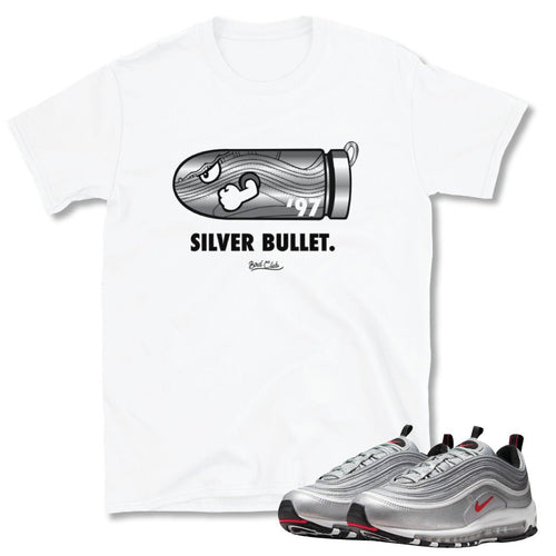 Air Max 97 Silver Bullet Shirt - Sneaker Tees to match Air Jordan Sneakers