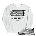 Air Max 97 Silver Bullet Sweatshirt - Sneaker Tees to match Air Jordan Sneakers
