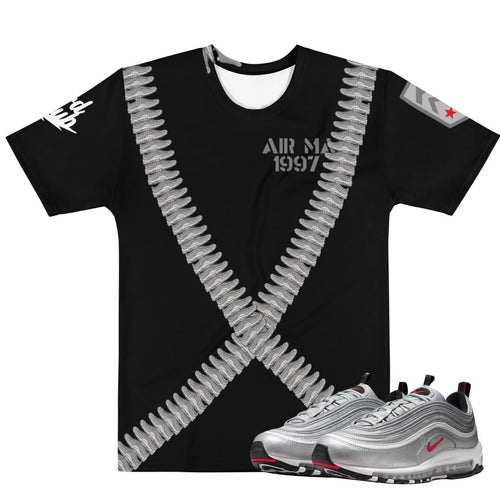 Air Max 97 Silver Bullet Ammo Shirt - Sneaker Tees to match Air Jordan Sneakers