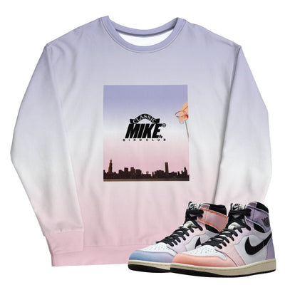 Retro 1 Skyline Sweatshirt - Sneaker Tees to match Air Jordan Sneakers