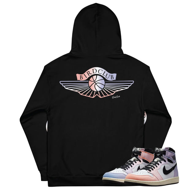Retro 1 Skyline Wings Hoodie - Sneaker Tees to match Air Jordan Sneakers