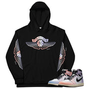 Retro 1 Skyline Wings Hoodie - Sneaker Tees to match Air Jordan Sneakers