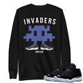 Retro 11 Space Jam Low Space Invaders Sweatshirt