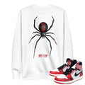 Retro 1 Spider Verse "WEB wings" Sweater - Sneaker Tees to match Air Jordan Sneakers