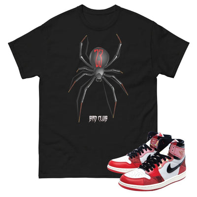 Retro 1 Spider Verse Black Widow Shirt - Sneaker Tees to match Air Jordan Sneakers