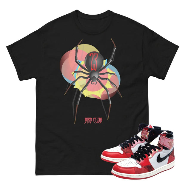 Retro 1 Spider Verse Black Widow Shirt - Sneaker Tees to match Air Jordan Sneakers