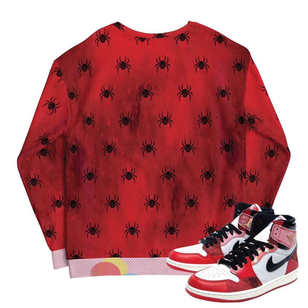 Retro 1 Spider Verse Sweater - Sneaker Tees to match Air Jordan Sneakers