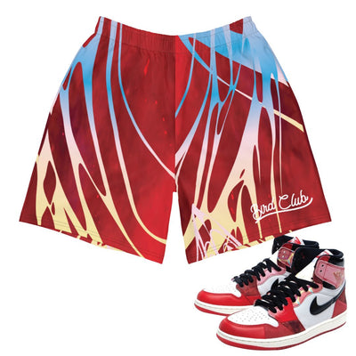 Retro 1 Spider-Verse Web Shorts - Sneaker Tees to match Air Jordan Sneakers