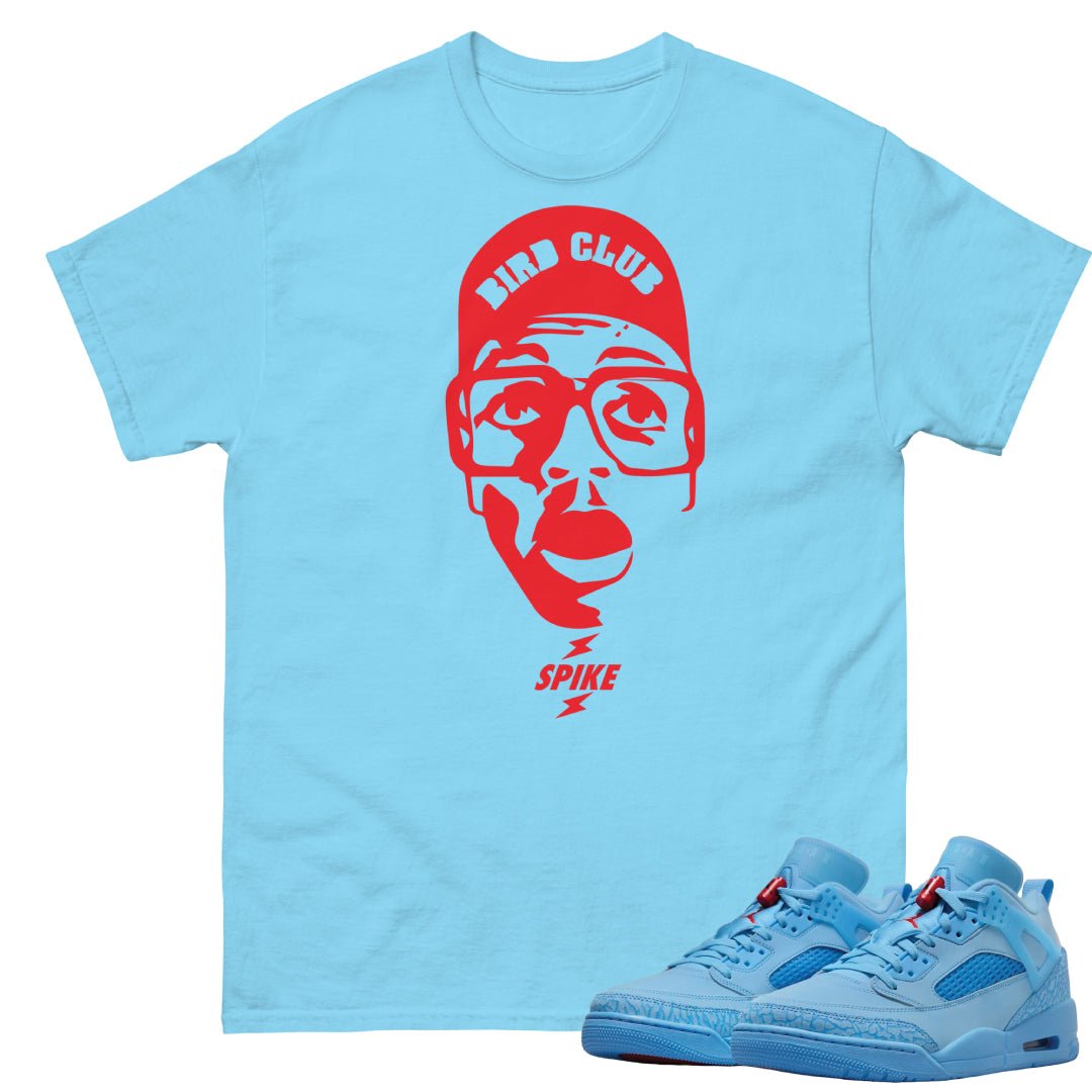 Spizike Football Blue Oilers Spike Shirt - Sneaker Tees to match Air Jordan Sneakers