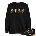 Retro 4 Thunder Bolt Goat Sweatshirt - Sneaker Tees to match Air Jordan Sneakers