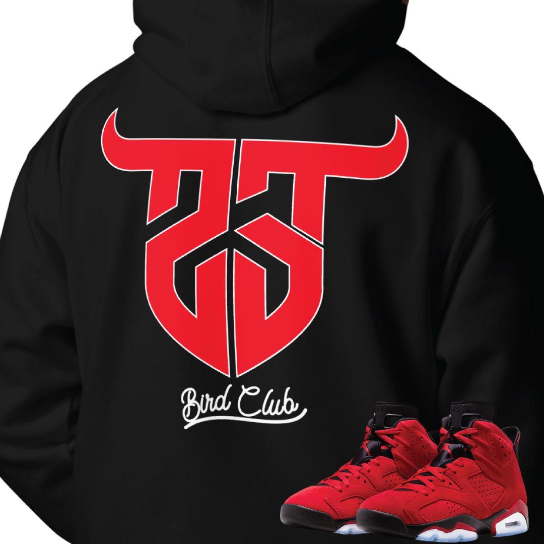 Retro 6 Toro Bravo 23 Hoodie - Sneaker Tees to match Air Jordan Sneakers