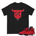 Retro 6 Toro Bravo 23 Horns Shirt - Sneaker Tees to match Air Jordan Sneakers