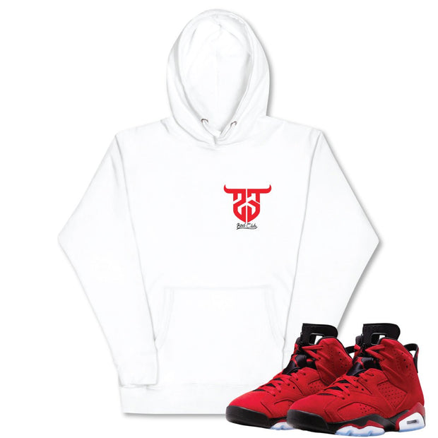 Retro 6 Toro Bravo 23 Hoodie - Sneaker Tees to match Air Jordan Sneakers