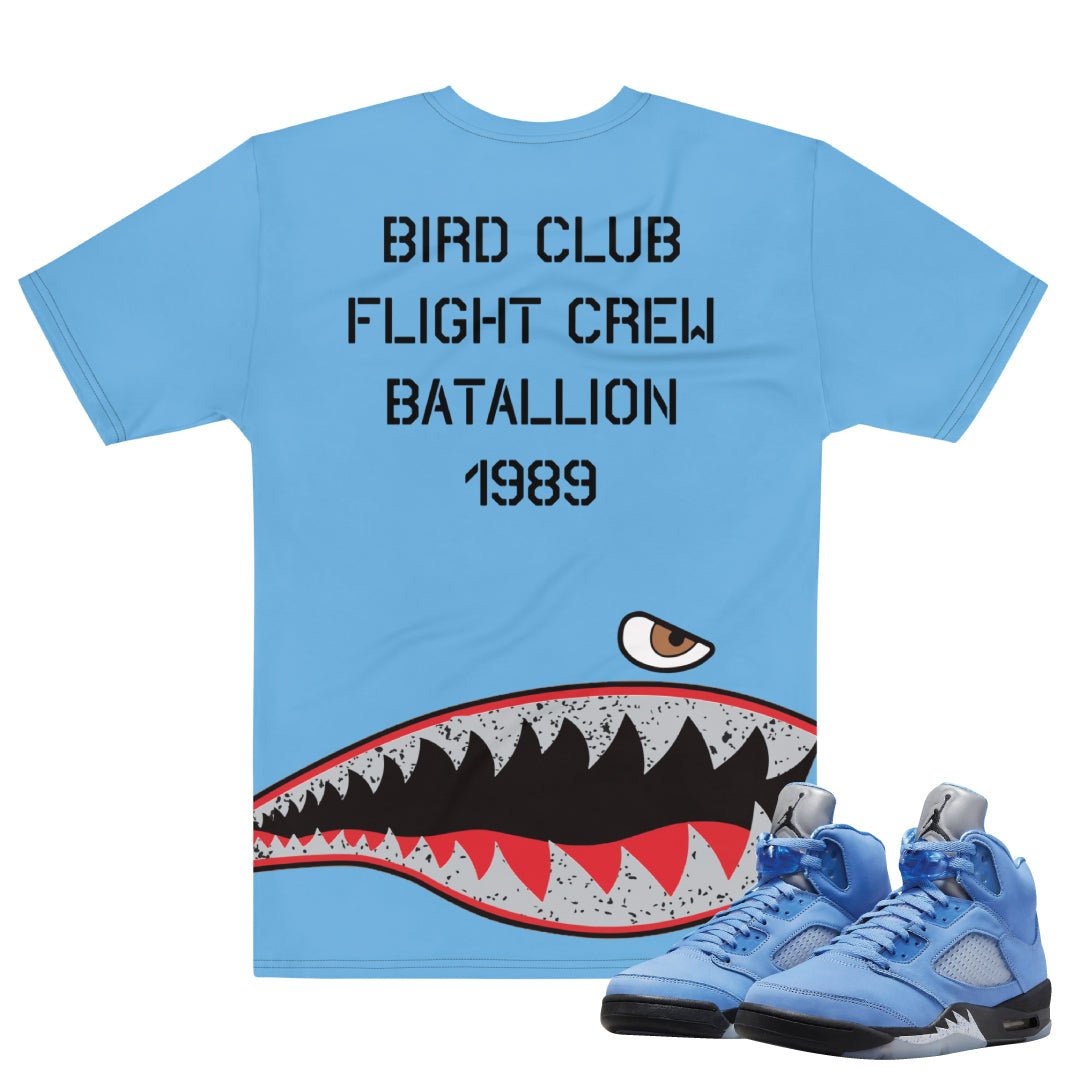 Retro 5 UNC Shirt - Sneaker Tees to match Air Jordan Sneakers