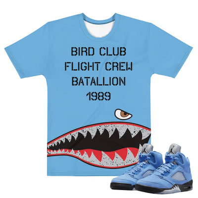Retro 5 UNC Shirt - Sneaker Tees to match Air Jordan Sneakers