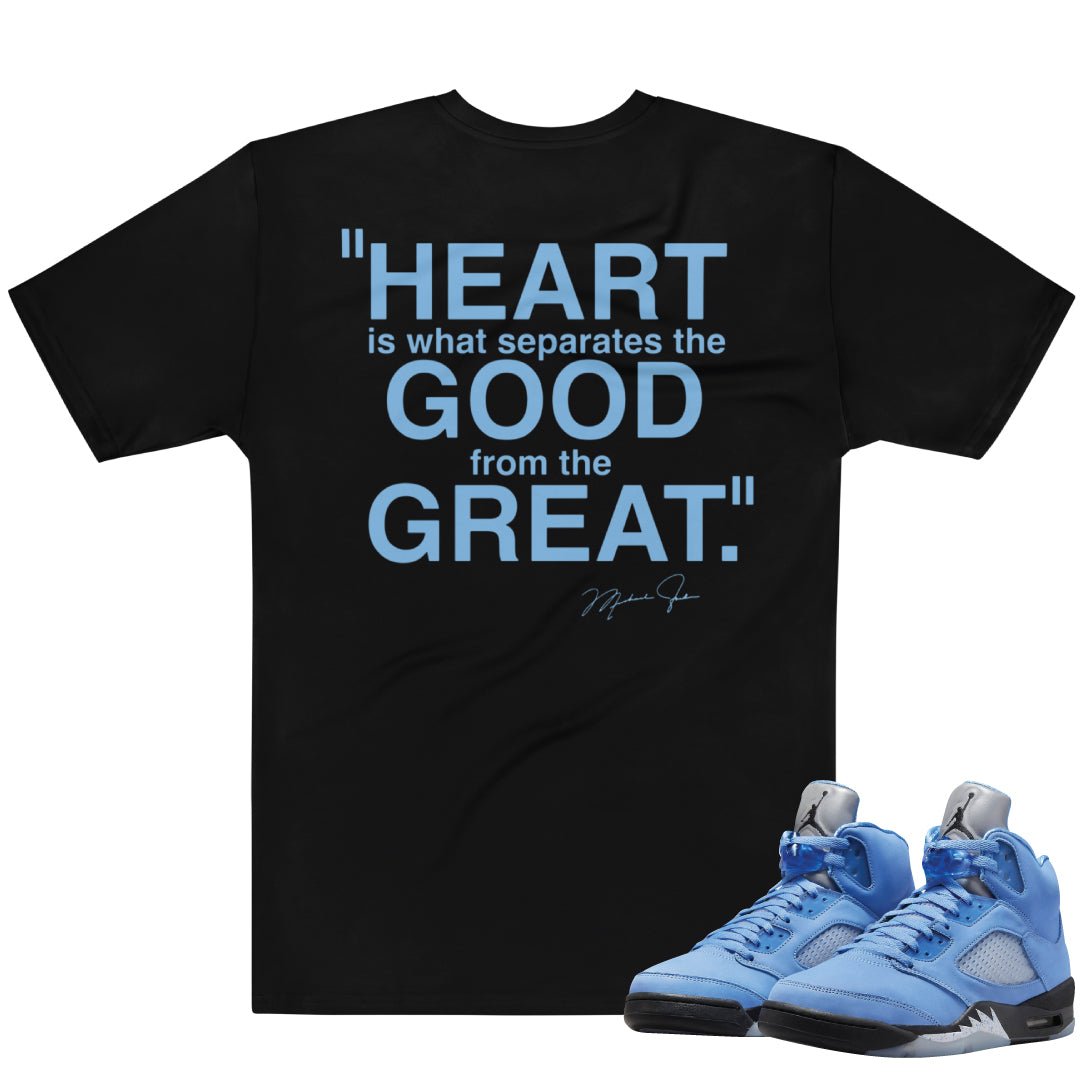 Retro 5 UNC "First Love" Shirt - Sneaker Tees to match Air Jordan Sneakers