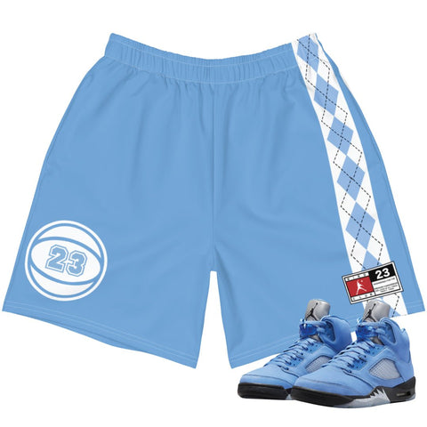 Retro 5 UNC Shorts - Sneaker Tees to match Air Jordan Sneakers