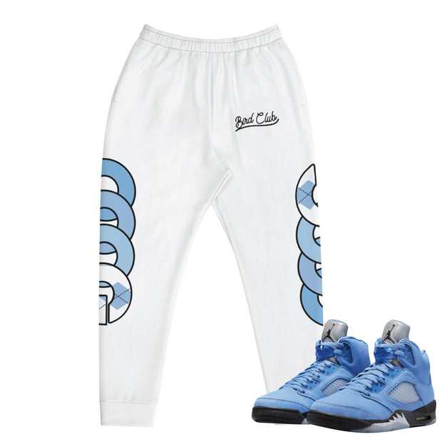Retro 5 UNC Joggers - Sneaker Tees to match Air Jordan Sneakers