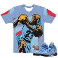 Retro 5 UNC Shirt - Sneaker Tees to match Air Jordan Sneakers