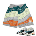 WAVE RUNNER 700 WAVY MESH SHORTS - Sneaker Tees to match Air Jordan Sneakers