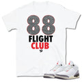 Retro 3 "White Cement" Reimagined Shirt - Sneaker Tees to match Air Jordan Sneakers
