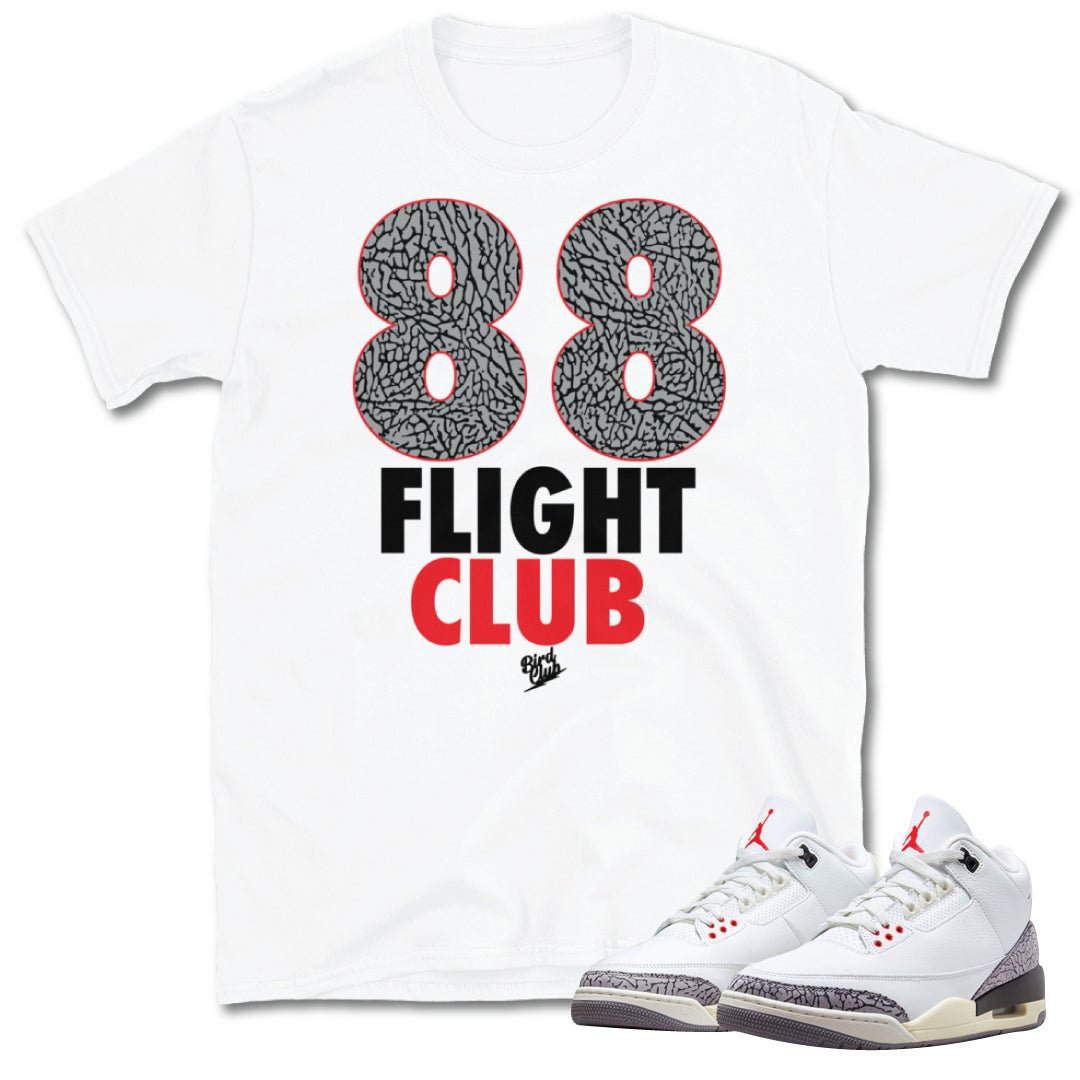 Retro 3 "White Cement" Reimagined Shirt - Sneaker Tees to match Air Jordan Sneakers