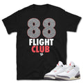Retro 3 "White Cement" Reimagined Shirt - Sneaker Tees to match Air Jordan Sneakers