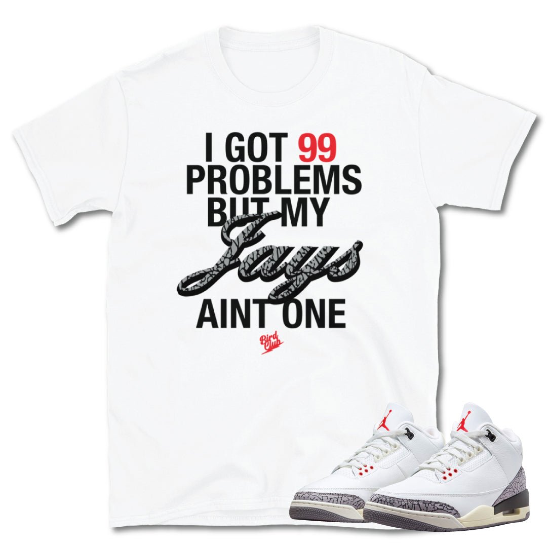 Retro 3 "White Cement" Reimagined Shirt - Sneaker Tees to match Air Jordan Sneakers