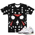 Retro 3 White Cement Reimagined "Killa" shirt - Sneaker Tees to match Air Jordan Sneakers