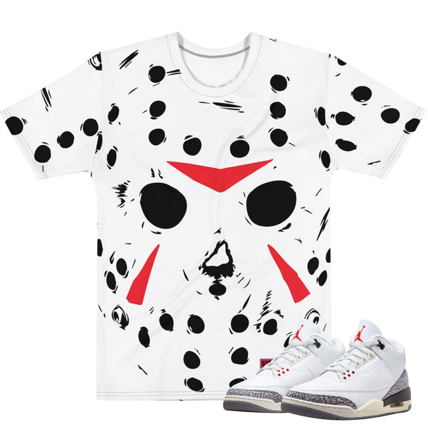 Retro 3 White Cement Reimagined "Killa" shirt - Sneaker Tees to match Air Jordan Sneakers