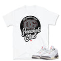 Retro 3 "White Cement" Reimagined Shirt - Sneaker Tees to match Air Jordan Sneakers