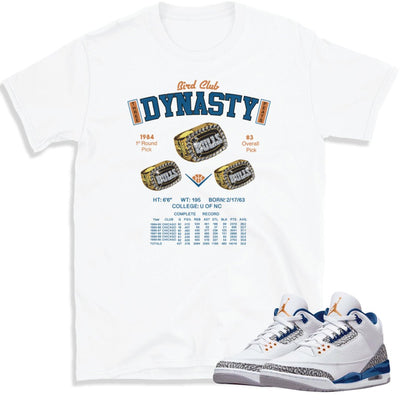 Retro 3 Wizards PE Dynasty Shirt - Sneaker Tees to match Air Jordan Sneakers