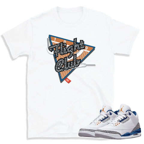 Retro 3 Wizards Flight Club Shirt - Sneaker Tees to match Air Jordan Sneakers
