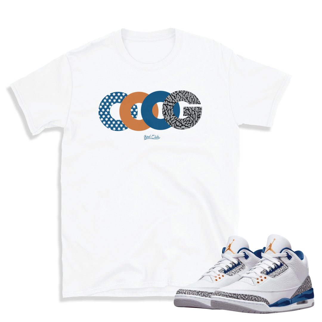 Retro 3 Wizards PE Triple OG Shirt - Sneaker Tees to match Air Jordan Sneakers