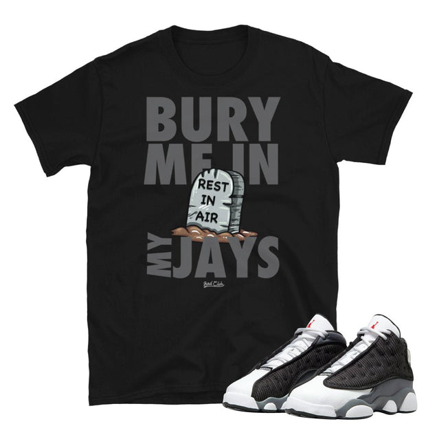 Retro 13 Black Flint Shirt - Sneaker Tees to match Air Jordan Sneakers