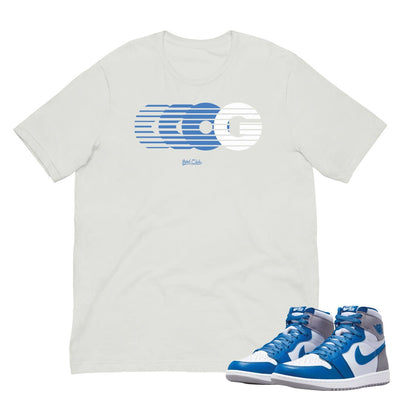 Retro 1 True Blue Triple OG Shirt - Sneaker Tees to match Air Jordan Sneakers